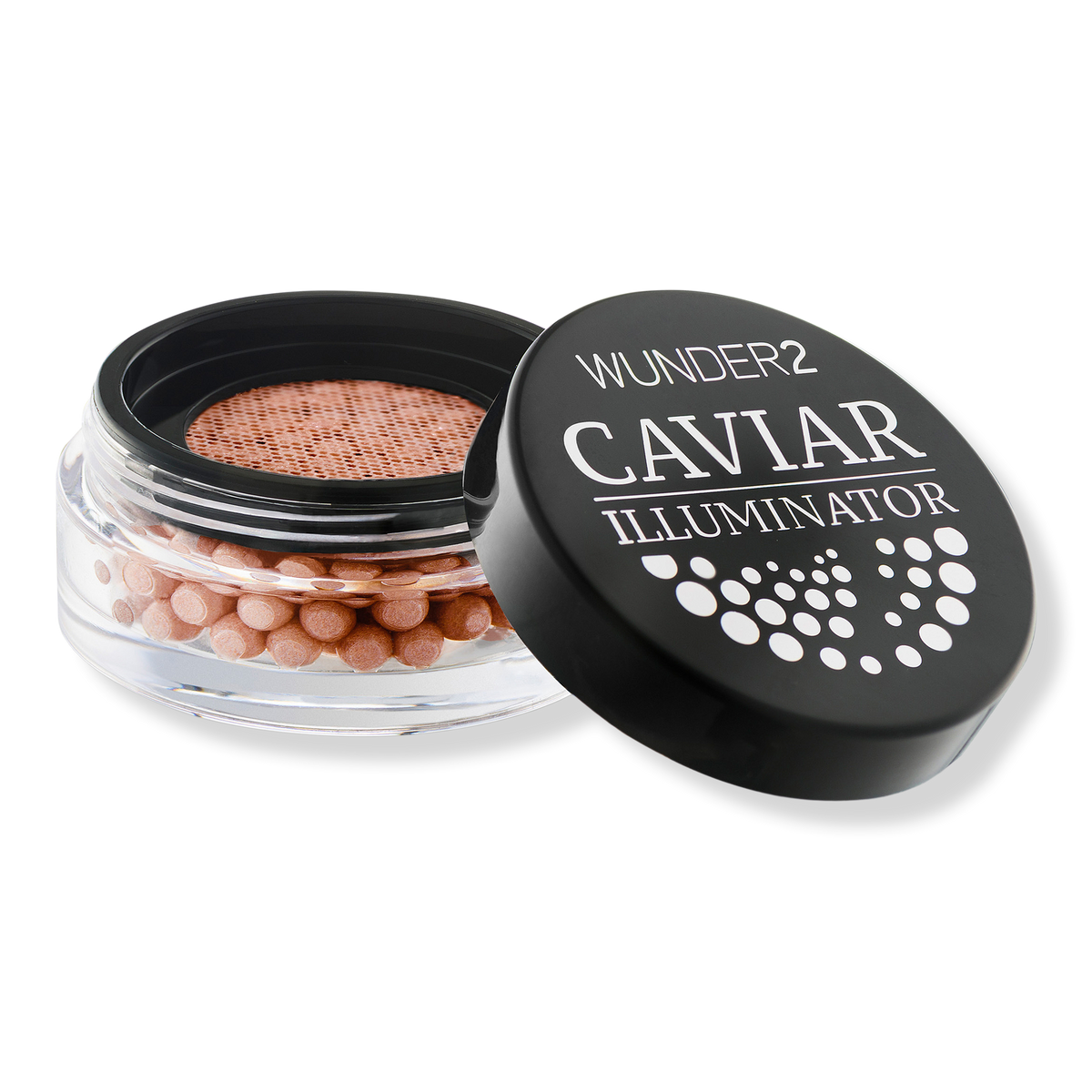 Wunder2 Caviar Illuminator Cream Highlighter, Coral Shimmer, 0.28 oz