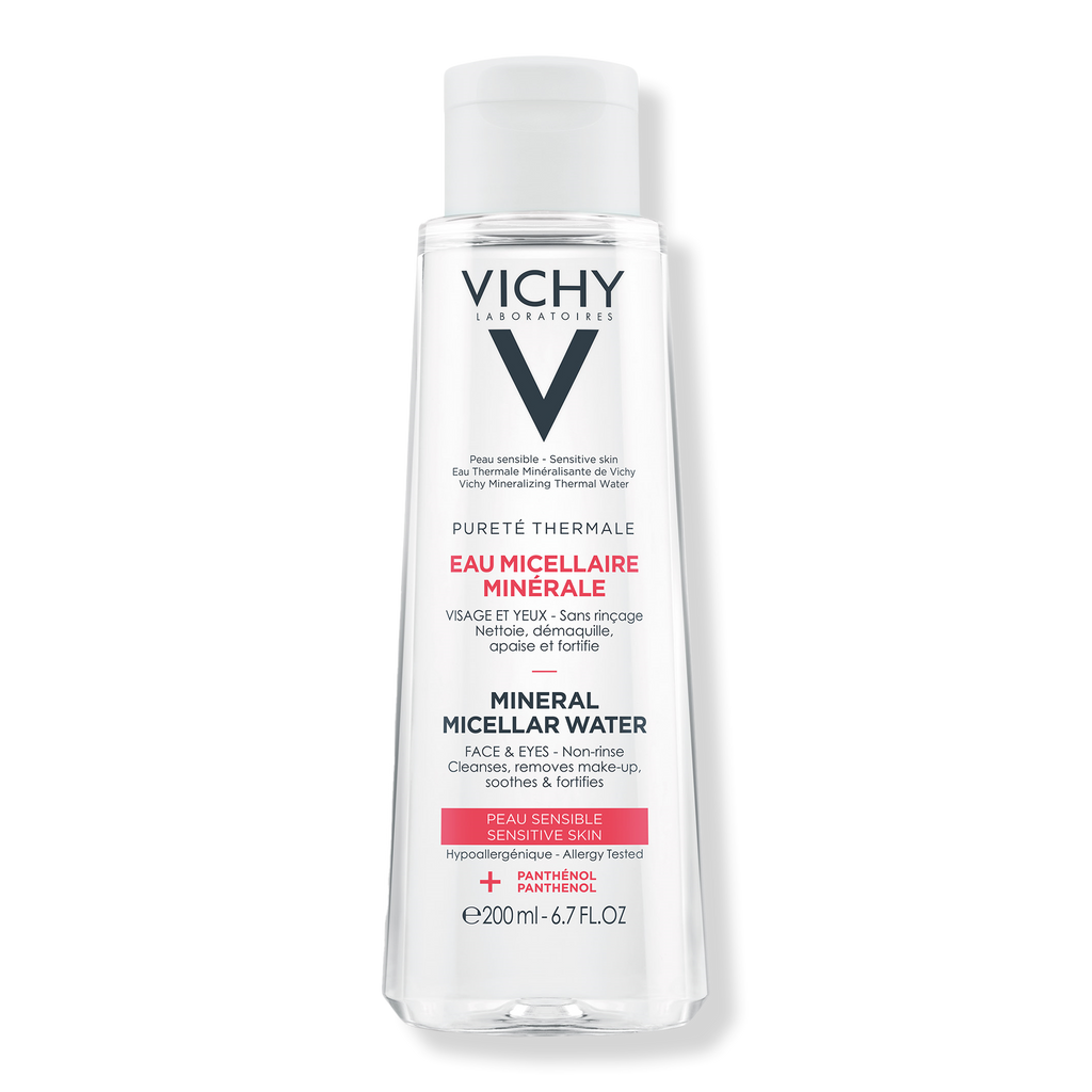 Vichy Puret茅 Thermale Mineral Micellar Water for Sensitive Skin, 6.7 oz