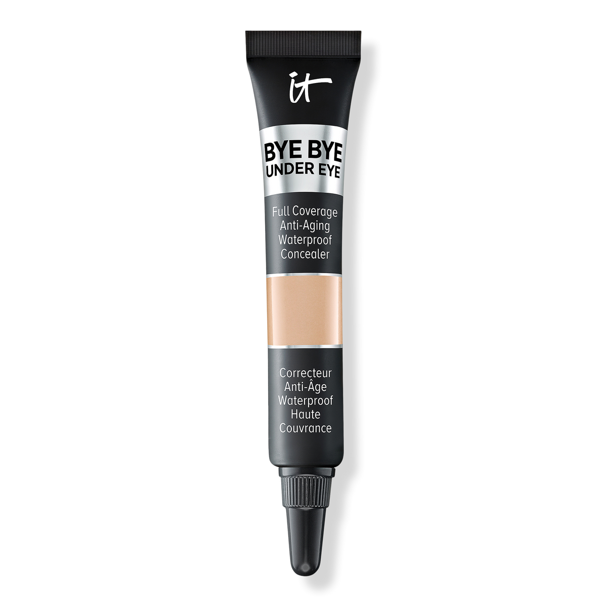 IT Cosmetics Travel Size Bye Bye Under Eye Full Coverage Anti-Aging Waterproof Concealer, 13.0 Light Natural, 0.11 oz