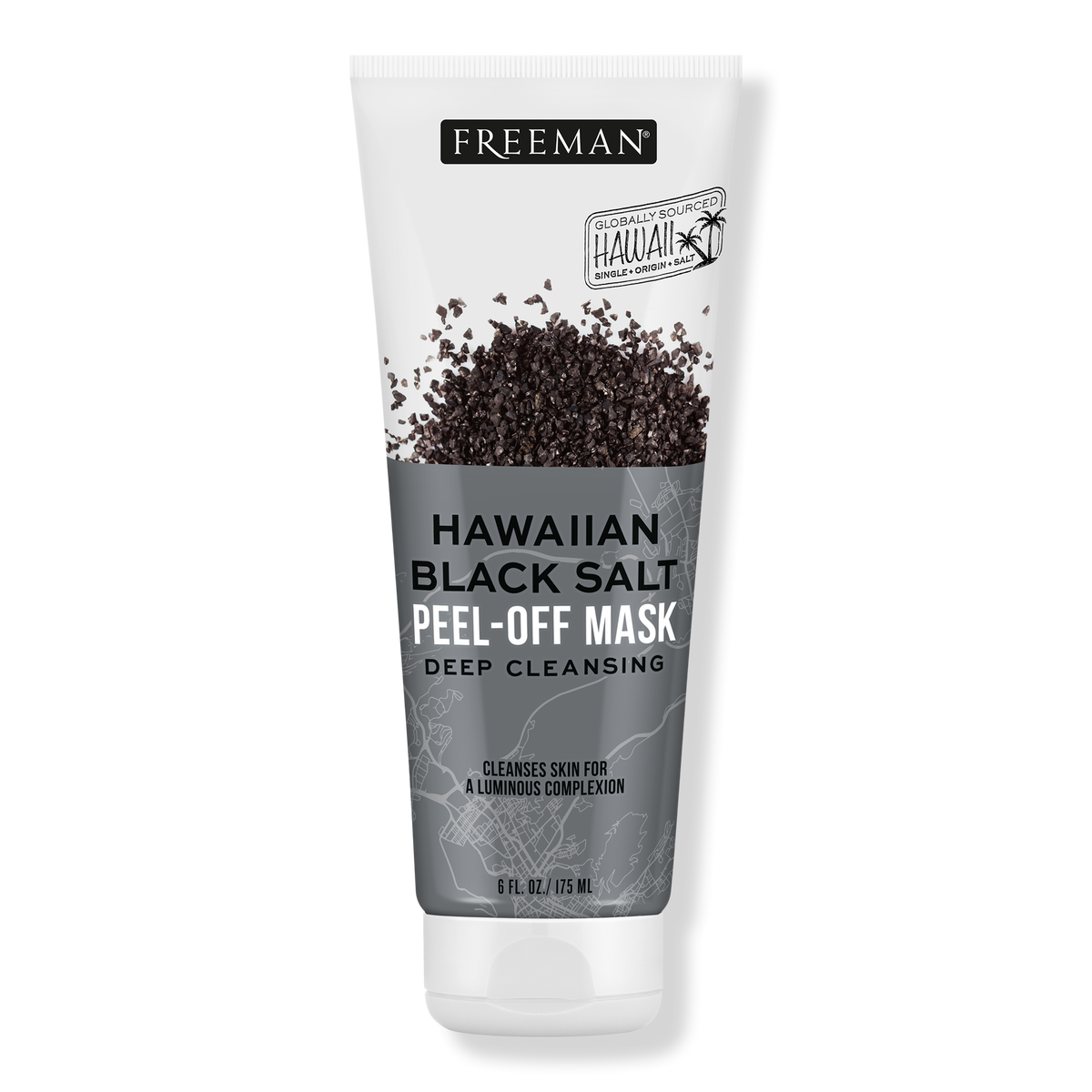 Freeman Hawaiian Black Salt Peel-Off Mask, 6 oz