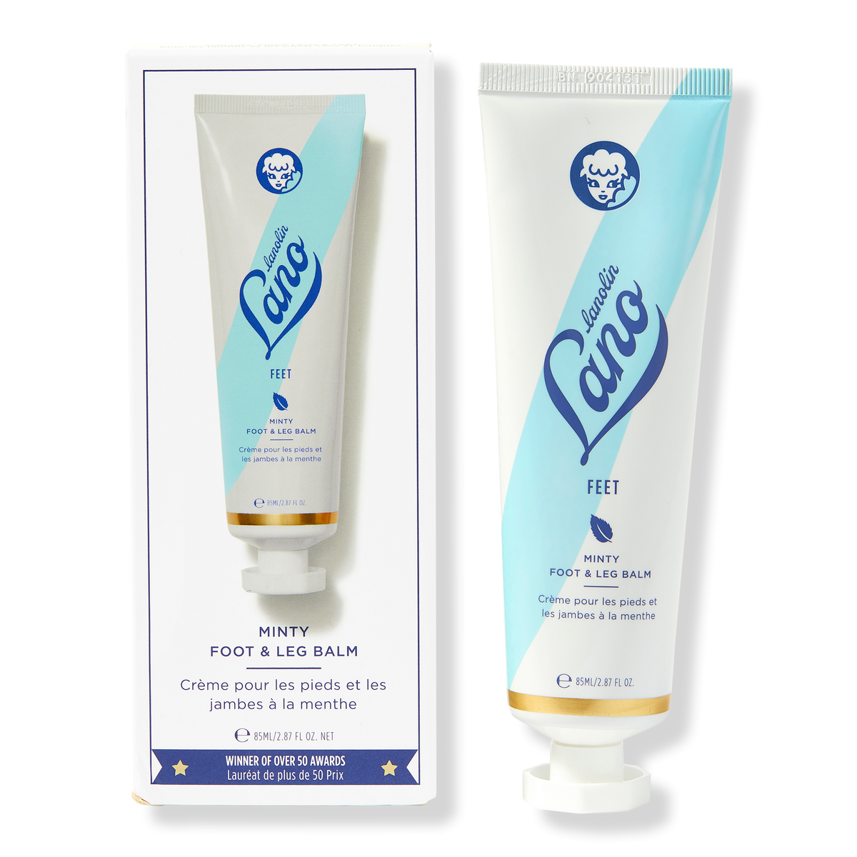 Lano Minty Foot & Leg Balm, 2.87 oz