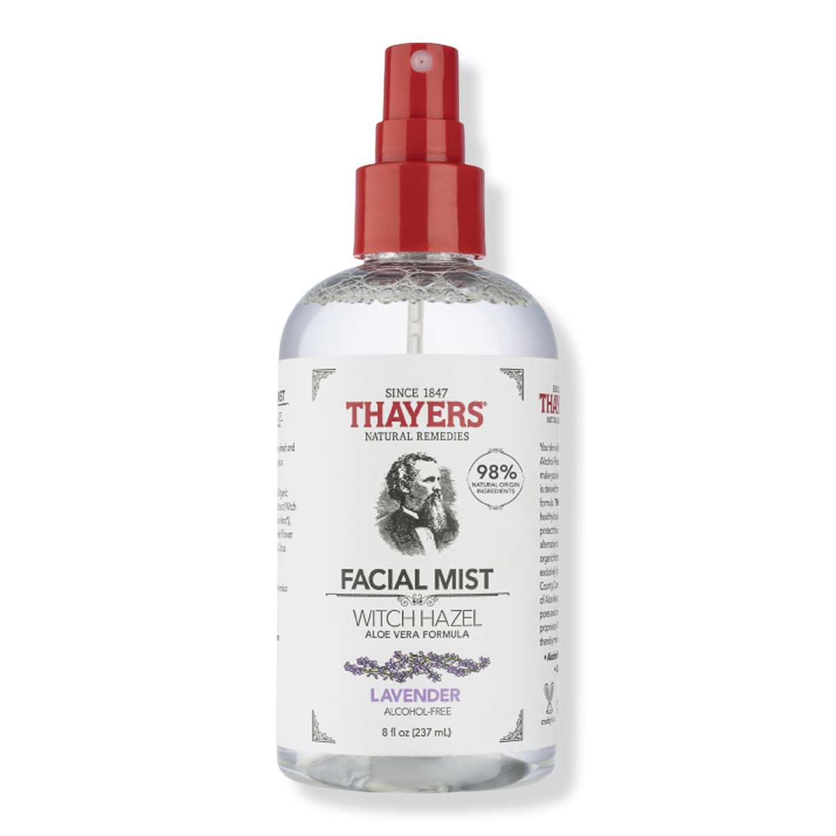 Thayers Alcohol-Free Witch Hazel Facial Mist, Lavender, 8 oz