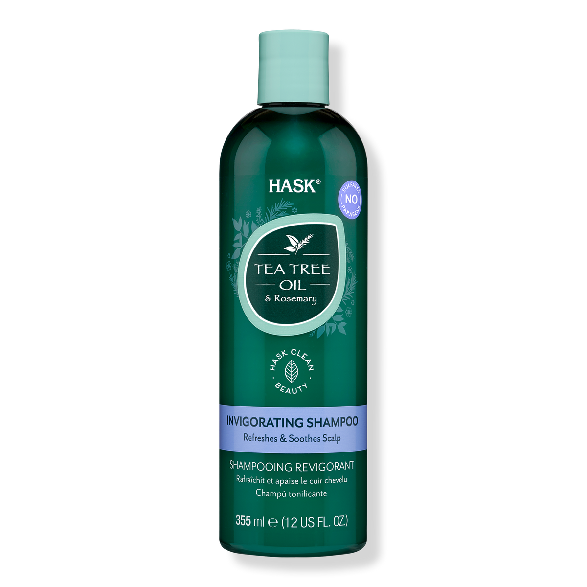 Hask Tea Tree & Rosemary Shampoo, 12 oz