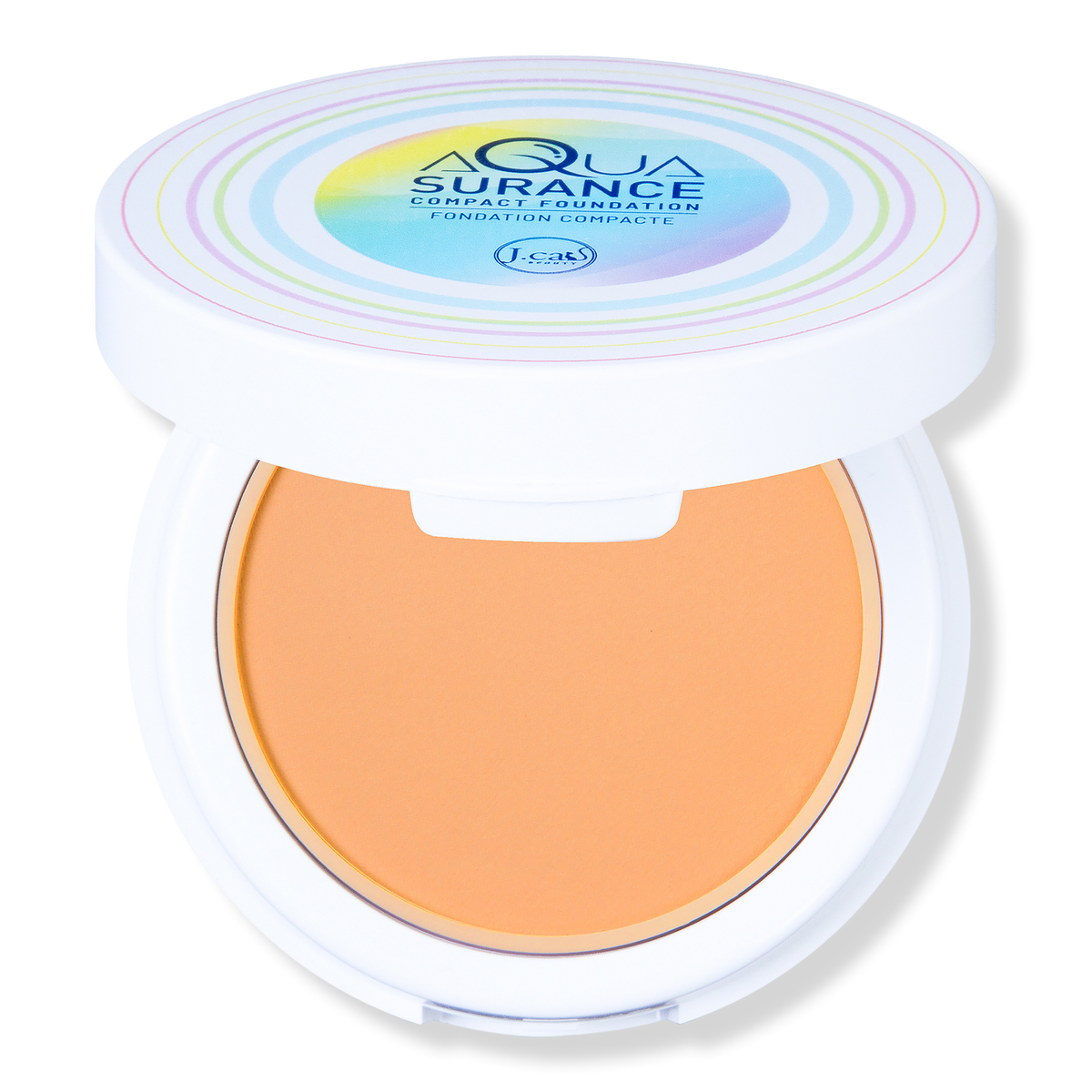 J.Cat Beauty Aquasurance Compact Foundation, Light Beige, 0.31 oz