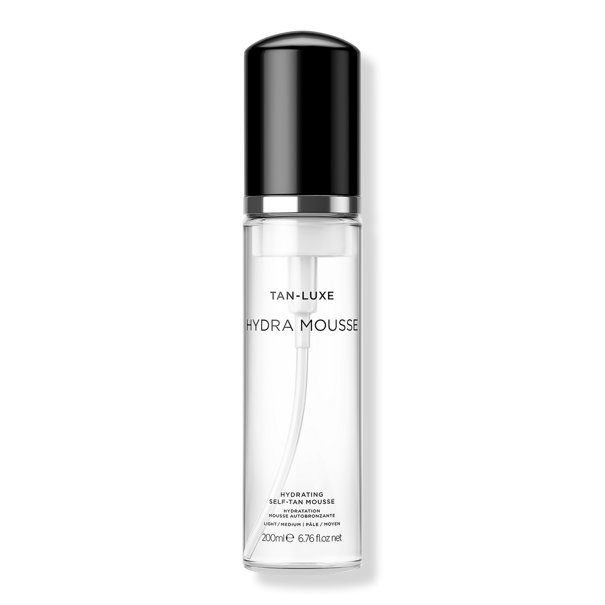 TAN-LUXE Hydra Mousse Hydrating Self-Tan Mousse, Light/Medium, 6.7 oz