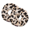 Kitsch Leopard Microfiber Towel Scrunchies, 2 ea