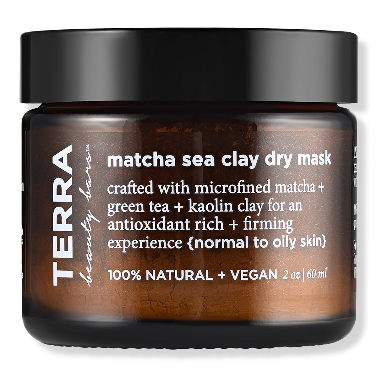 Terra Beauty Bars Matcha Sea Clay Dry Mask, 2 oz