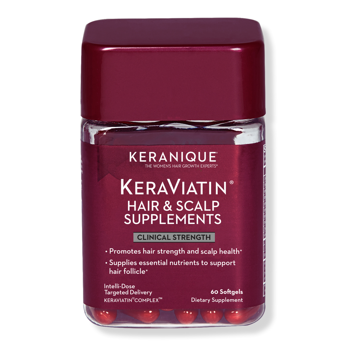 Keranique KeraViatin Hair and Scalp Health Supplements, 60 ea
