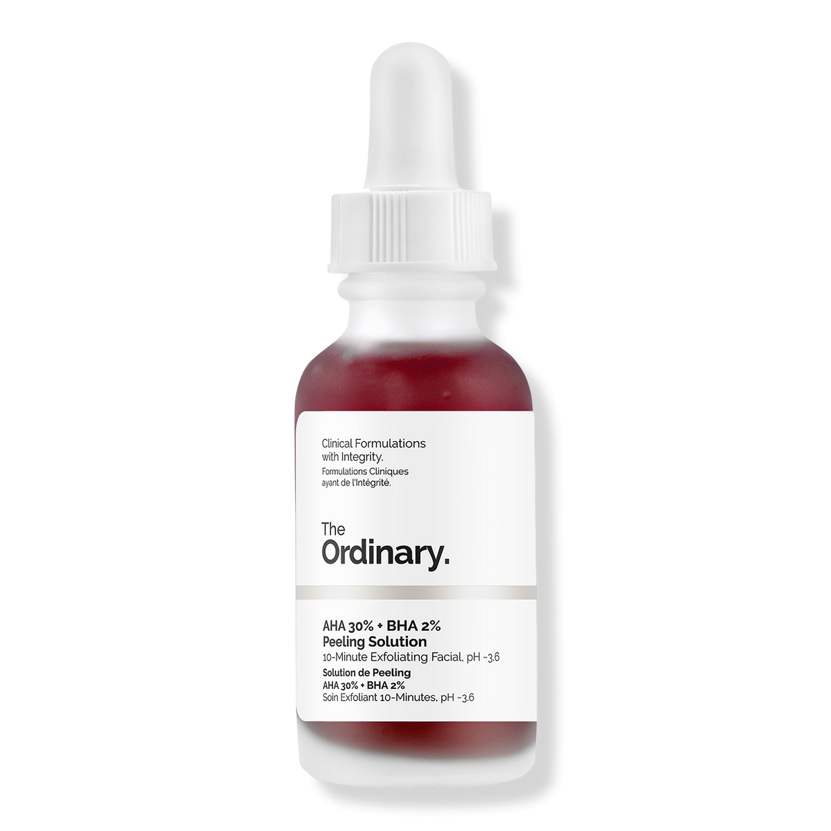 The Ordinary AHA 30% + BHA 2% Exfoliating Peeling Solution, 1 oz