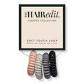 The Hair Edit Multi-Color Soft Touch Loops, 4 ea