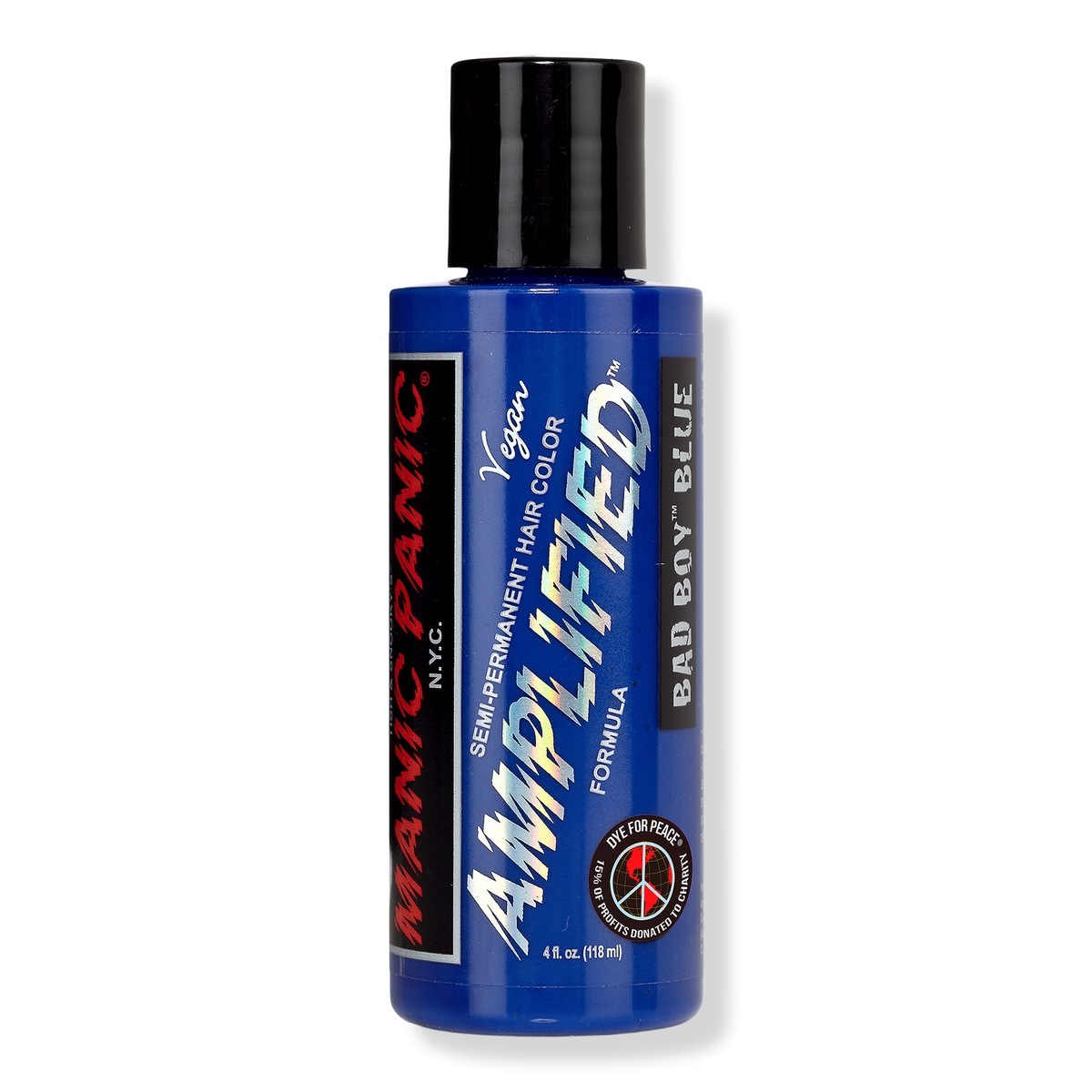 Manic Panic Amplified Semi-Permanent Hair Color, Bad Boy Blue, 4 oz
