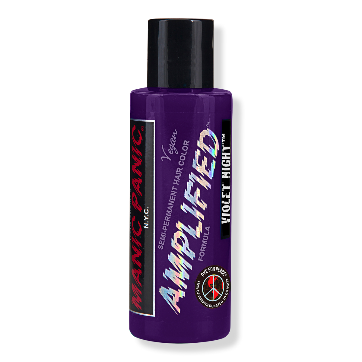 Manic Panic Amplified Semi-Permanent Hair Color, Violet Night, 4 oz