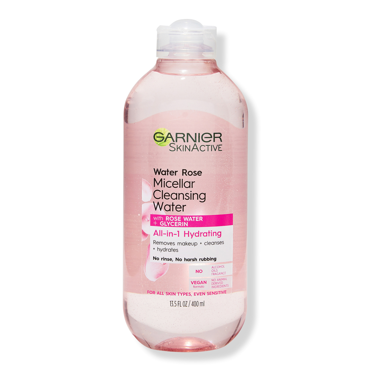Garnier SkinActive Micellar Cleansing Water with Rose Water, 13.5 oz