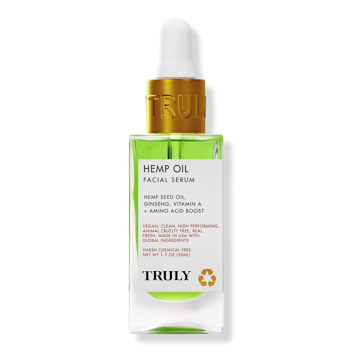 Truly Hemp Oil Facial Serum, 1.7 oz