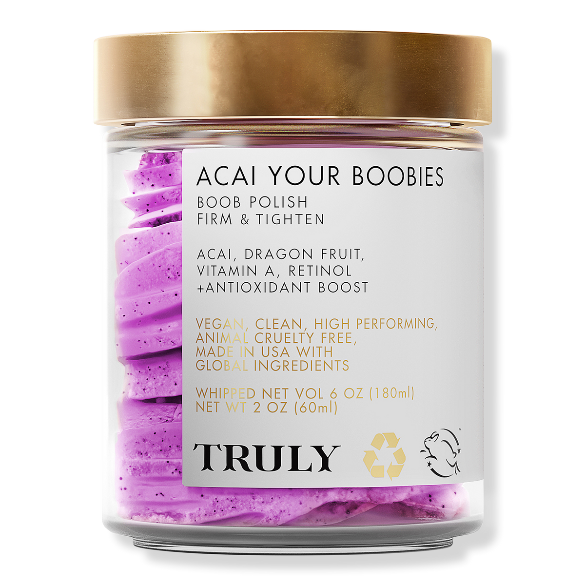 Truly Acai Your Boobies Boob Polish, 2 oz