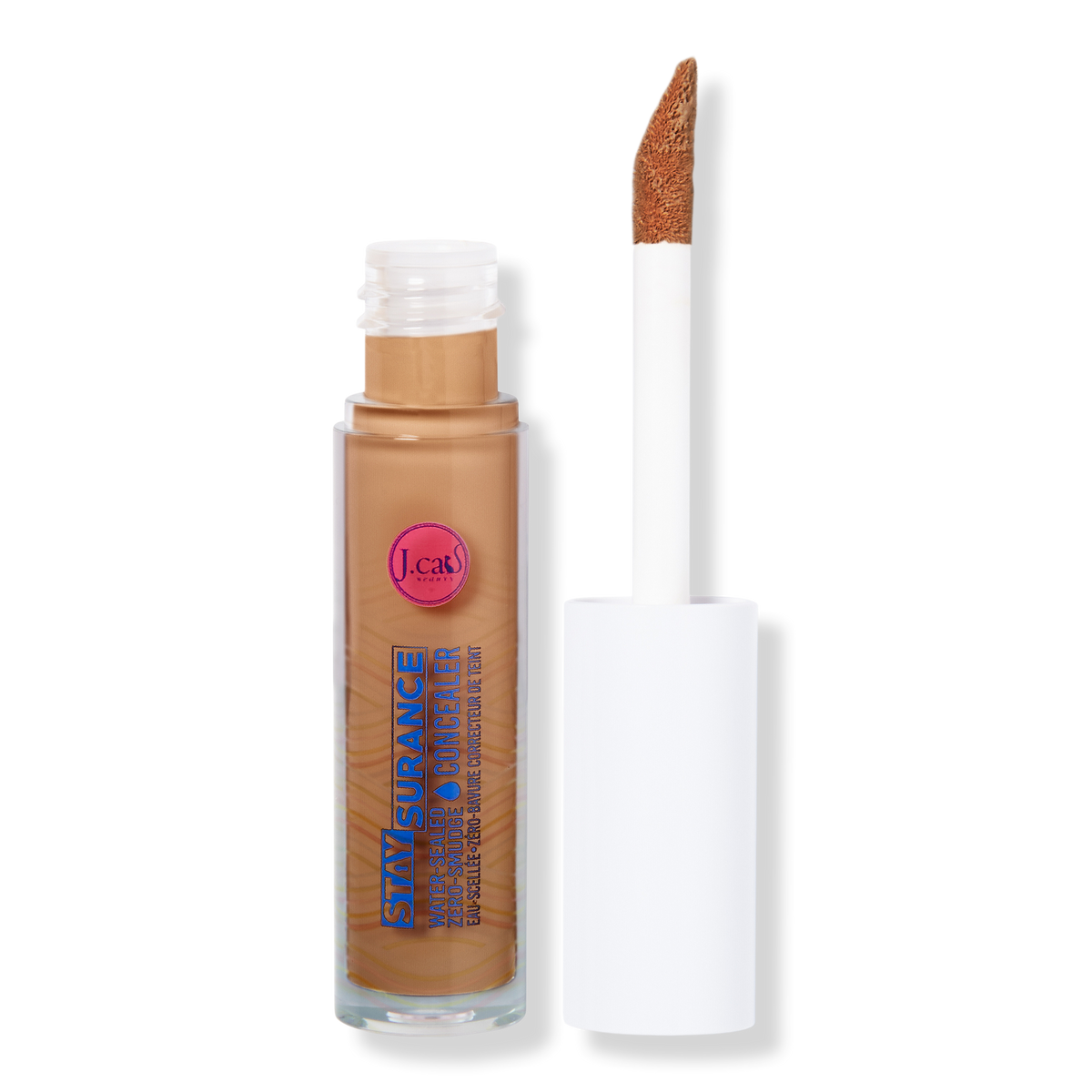 J.Cat Beauty Staysurance Water-Sealed, Zero Smudge Concealer, Sunkissed, 0.33 oz