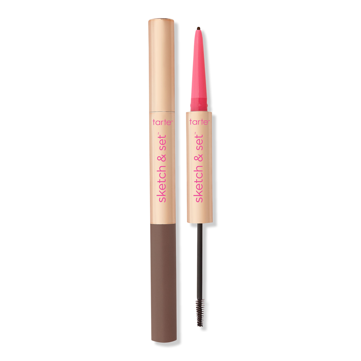 Tarte Big Ego Sketch & Set Brow Pencil & Tinted Gel, Med Cool Brown