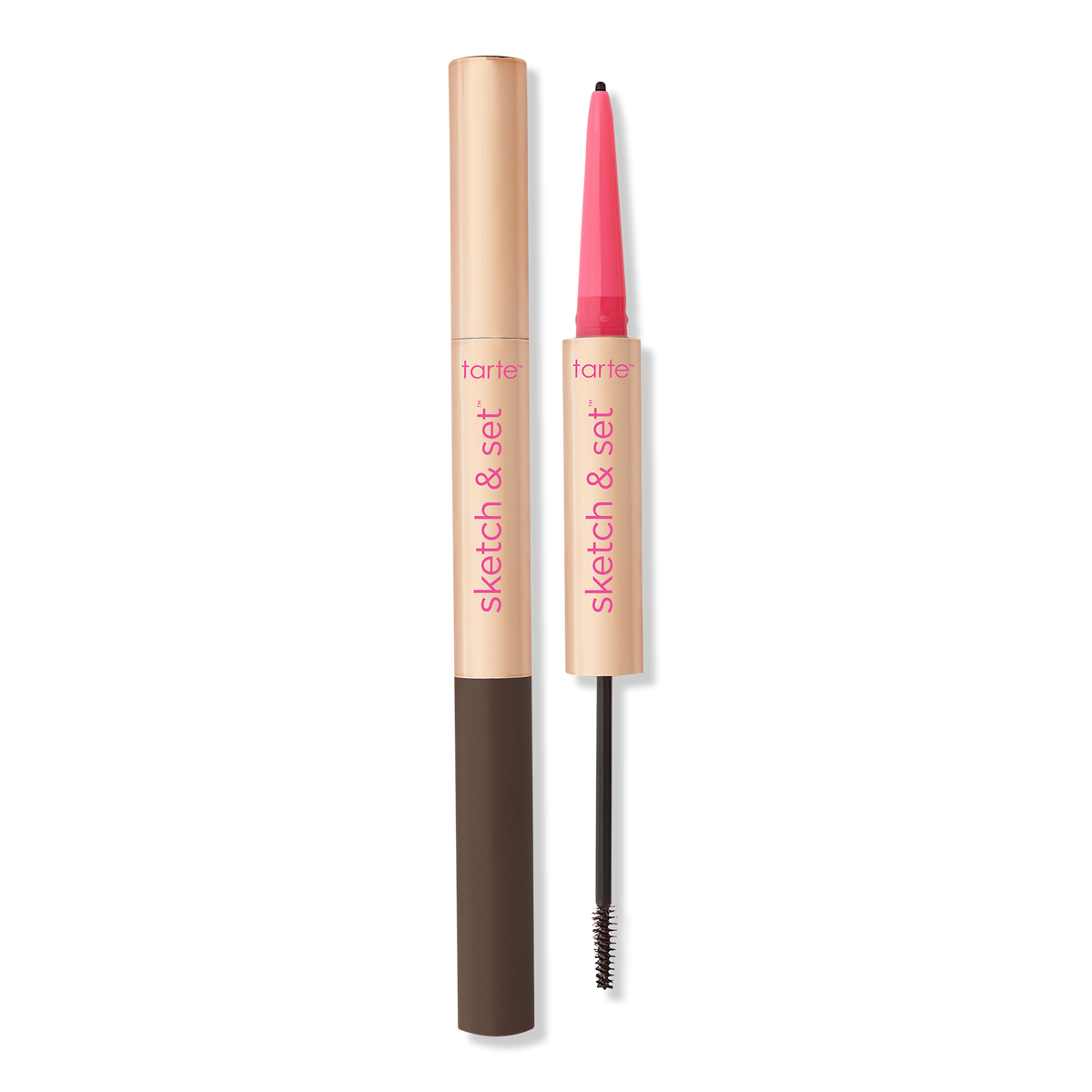 Tarte Big Ego Sketch & Set Brow Pencil & Tinted Gel, Dark Brown