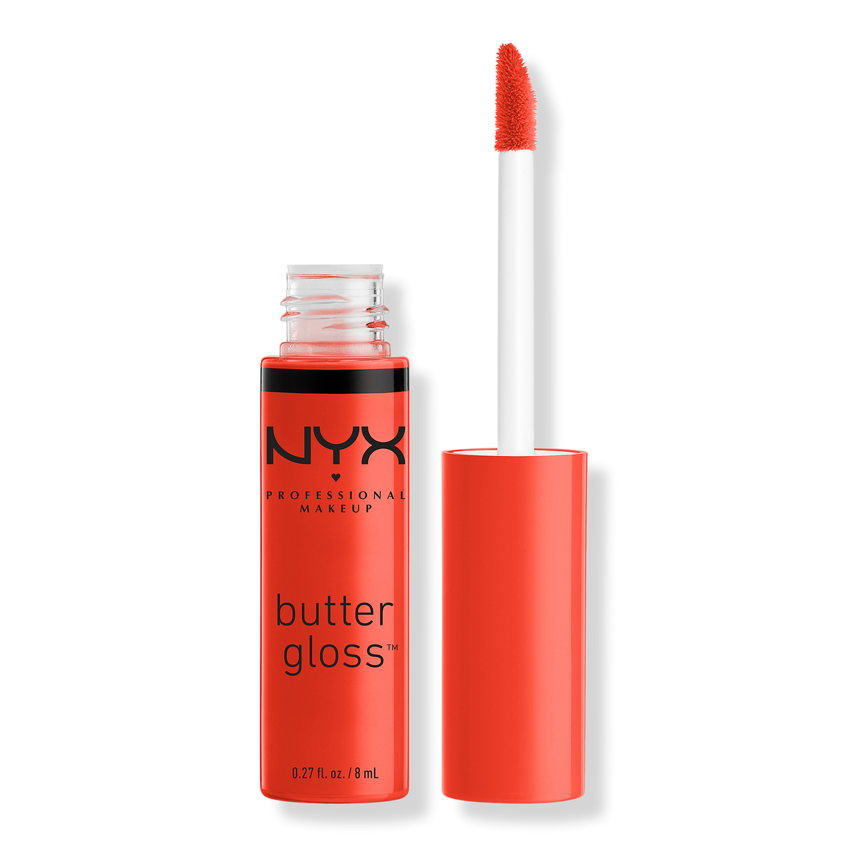 NYX Professional Makeup Butter Gloss Non-Sticky Lip Gloss, Orangesicle, 0.27 oz