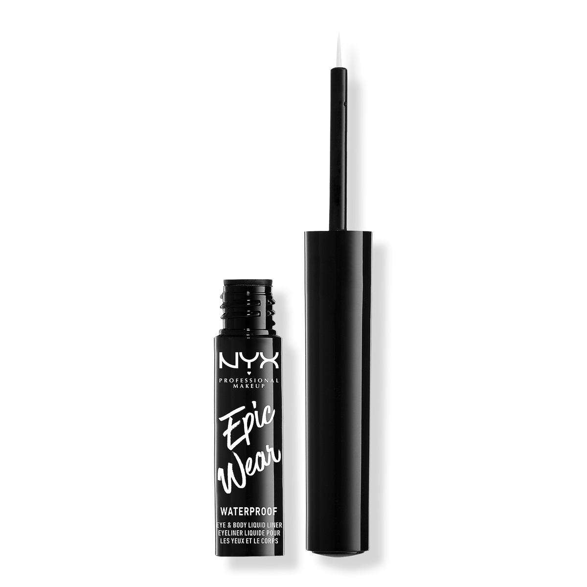 NYX Professional Makeup Epic Wear Long Lasting Liquid Eyeliner, White, 0.12 oz