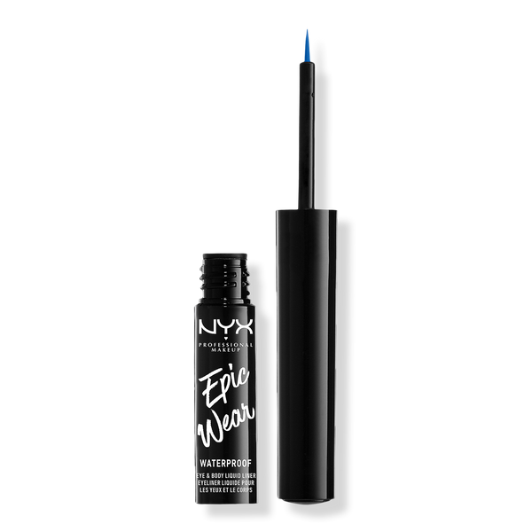 NYX Professional Makeup Epic Wear Long Lasting Liquid Eyeliner, Sapphire, 0.12 oz