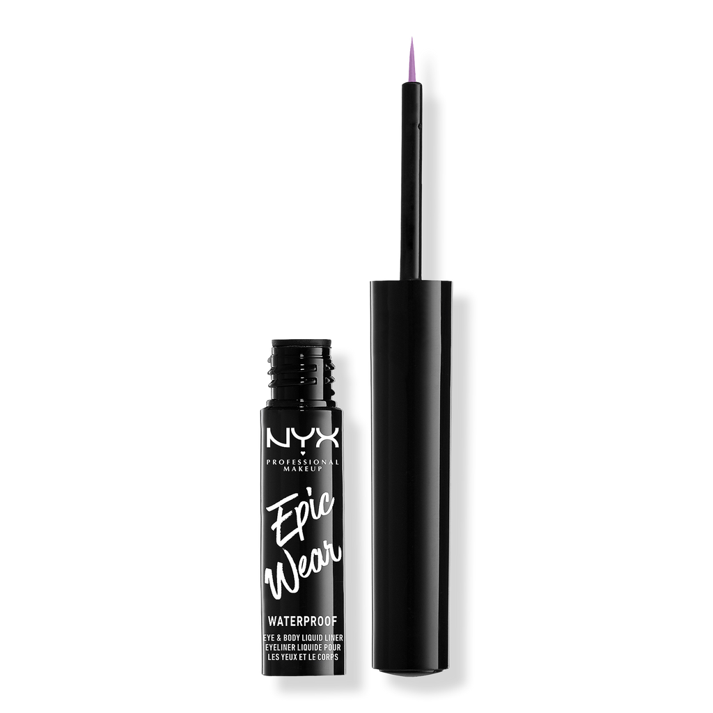 NYX Professional Makeup Epic Wear Long Lasting Liquid Eyeliner, Lilac, 0.12 oz
