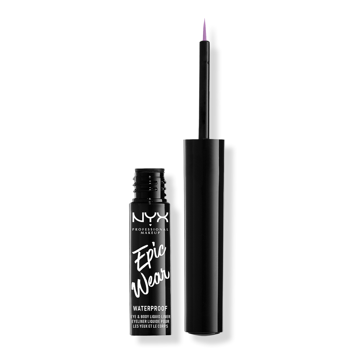 NYX Professional Makeup Epic Wear Long Lasting Liquid Eyeliner, Lilac, 0.12 oz