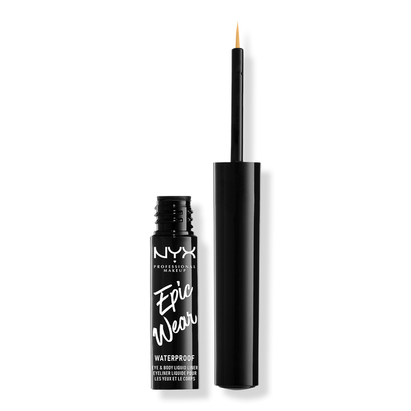 NYX Professional Makeup Epic Wear Long Lasting Liquid Eyeliner, Yellow, 0.12 oz