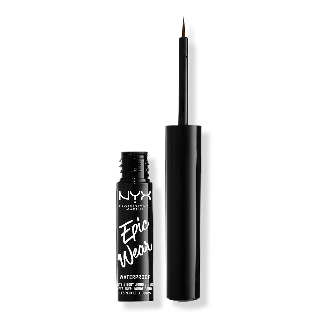 NYX Professional Makeup Epic Wear Long Lasting Liquid Eyeliner, Brown, 0.12 oz