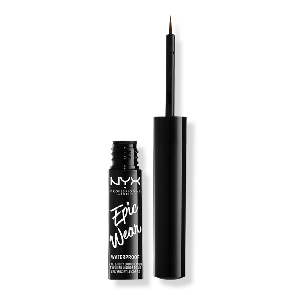 NYX Professional Makeup Epic Wear Long Lasting Liquid Eyeliner, Brown, 0.12 oz
