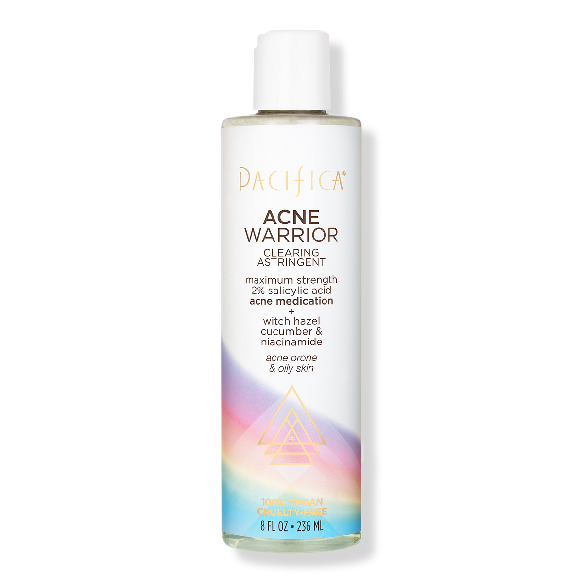 Pacifica Acne Warrior Clearing Astringent for Acne Prone Skin, 8 oz