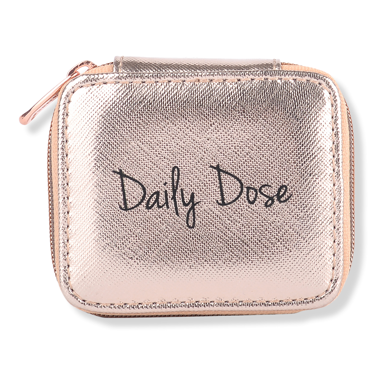 Miamica Rose Gold Daily Dose Travel Pill Case, 1 ea