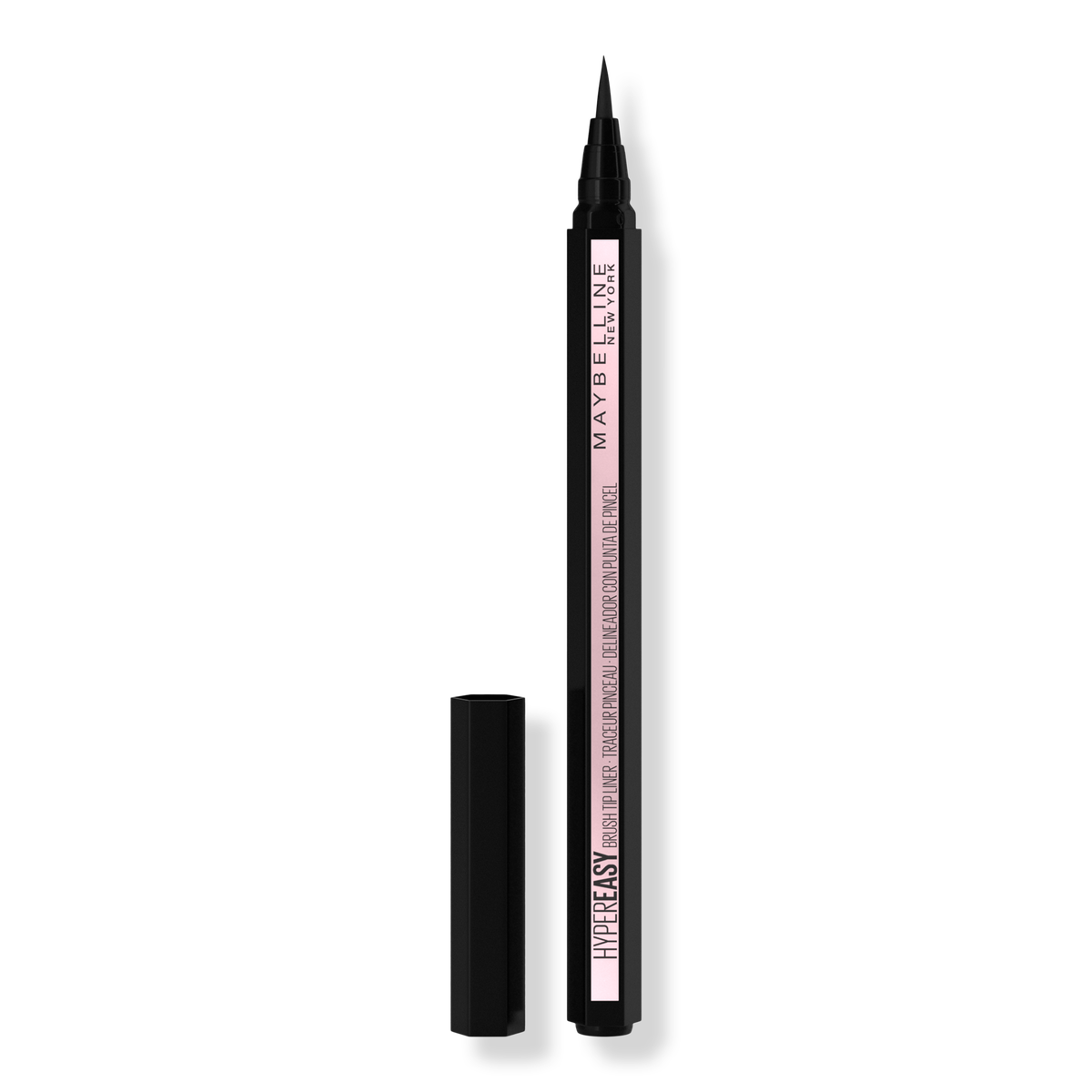 Maybelline Hyper Easy Brush Tip Liquid Liner, Pitch Black, 0.021 oz