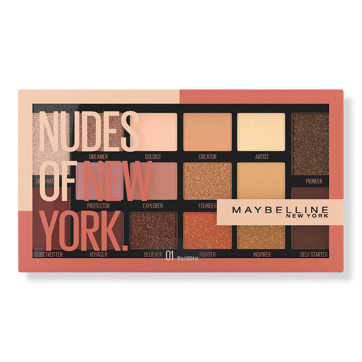 Maybelline Nudes of New York Eyeshadow Palette
