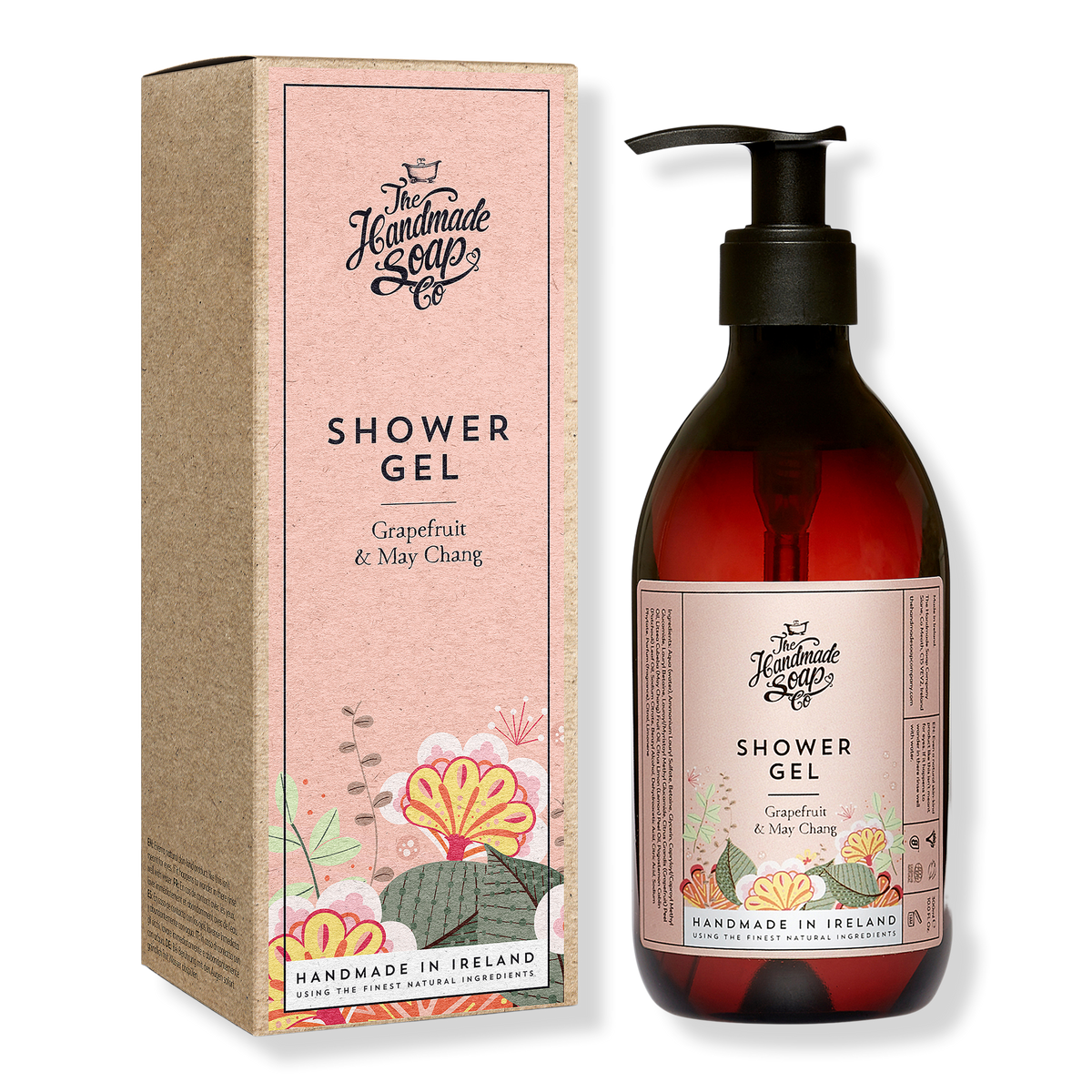 The Handmade Soap Co. Grapefruit & May Chang Shower Gel, 10 oz