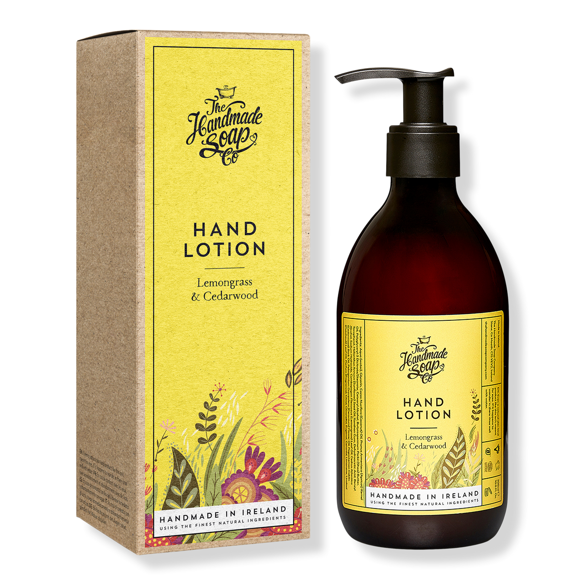 The Handmade Soap Co. Lemongrass & Cedarwood Hand Lotion, 10 oz