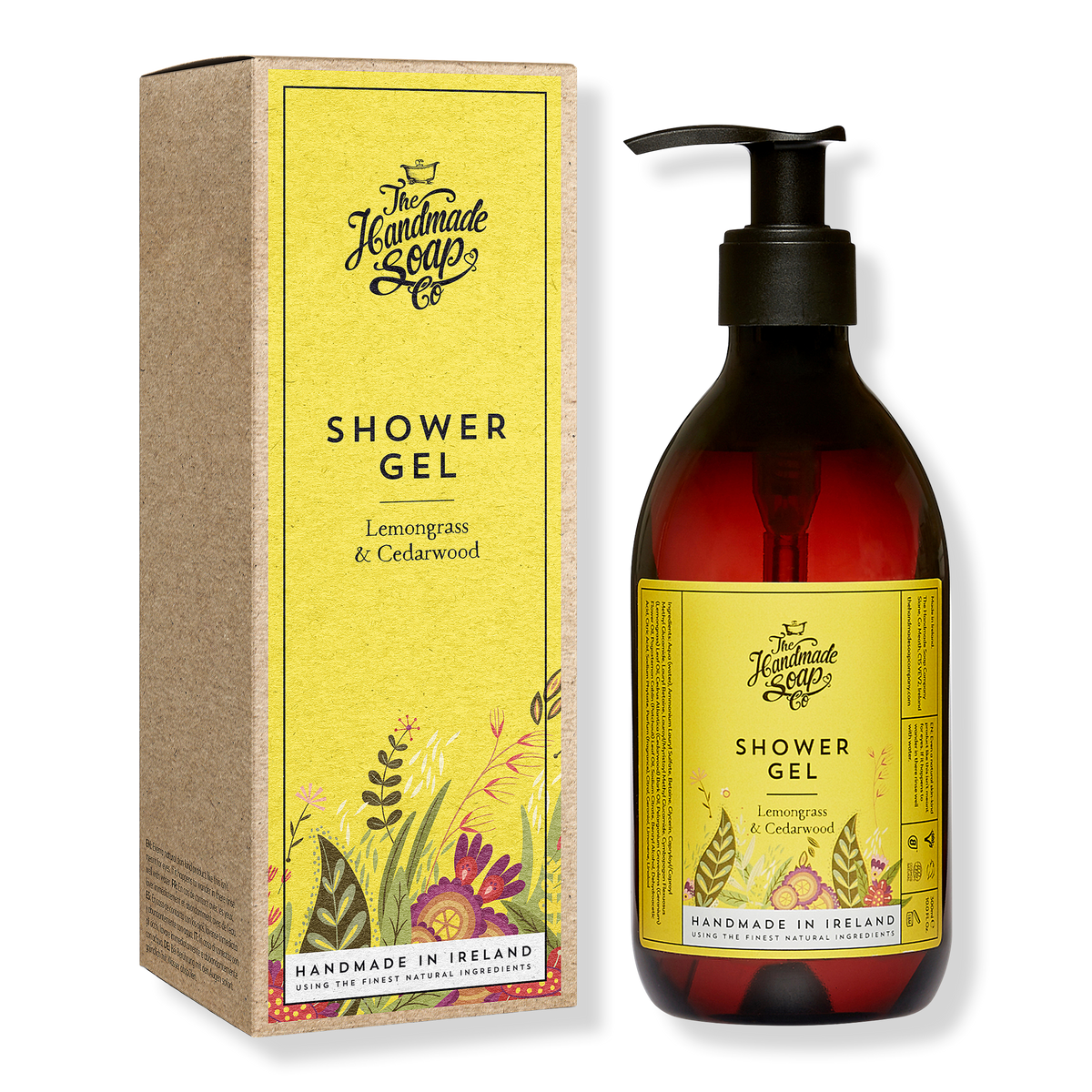 The Handmade Soap Co. Lemongrass & Cedarwood Shower Gel, 10 oz