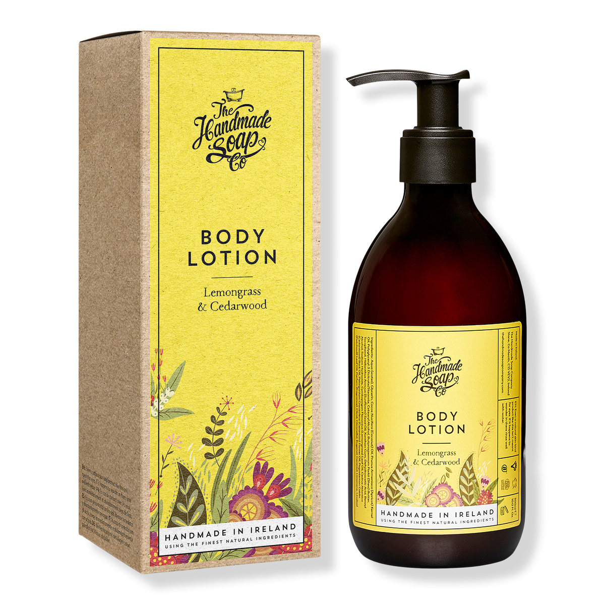 The Handmade Soap Co. Lemongrass & Cedarwood Body Lotion, 10 oz