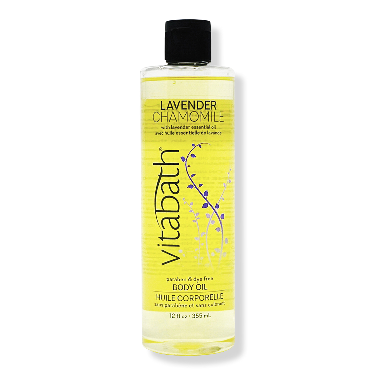 Vitabath Lavender Chamomile Body Oil, 12 oz