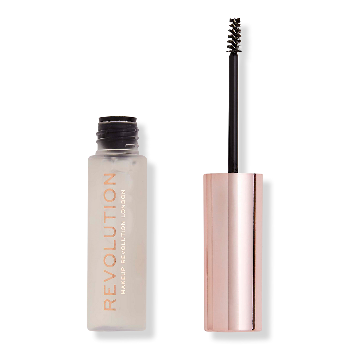 Makeup Revolution Brow Fixer Clear Brow Gel, 0.026 oz