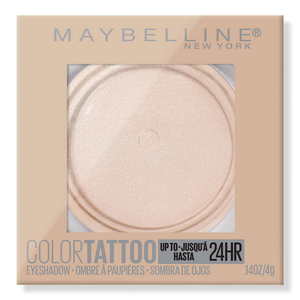 Maybelline Color Tattoo Cream Eyeshadow Pot, Front Runner, 0.14 oz