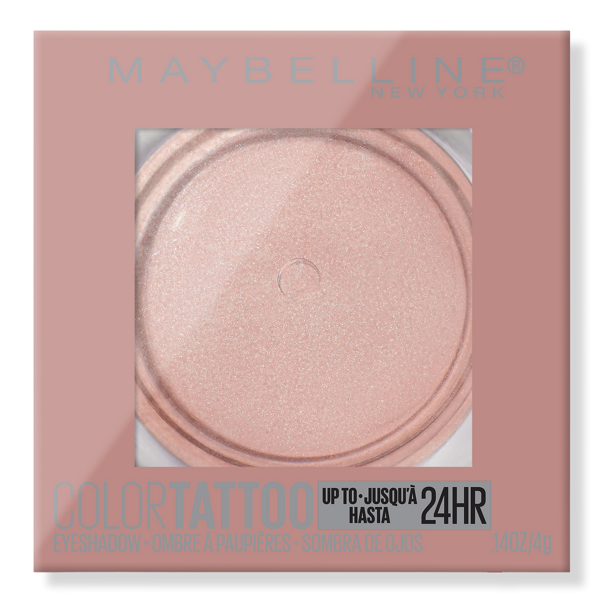 Maybelline Color Tattoo Cream Eyeshadow Pot, Socialite, 0.14 oz