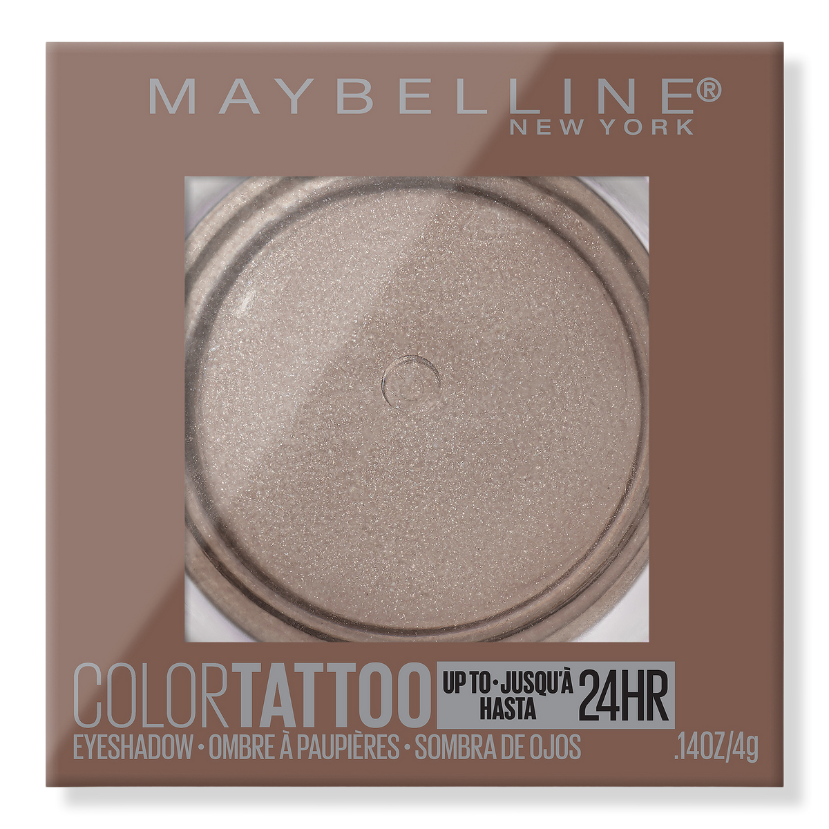 Maybelline Color Tattoo Cream Eyeshadow Pot, High Roller, 0.14 oz