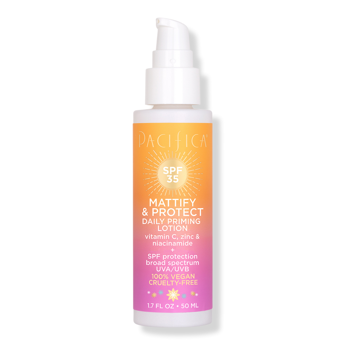 Pacifica Mattify & Protect Daily Priming Lotion, SPF 35, 1.7 oz