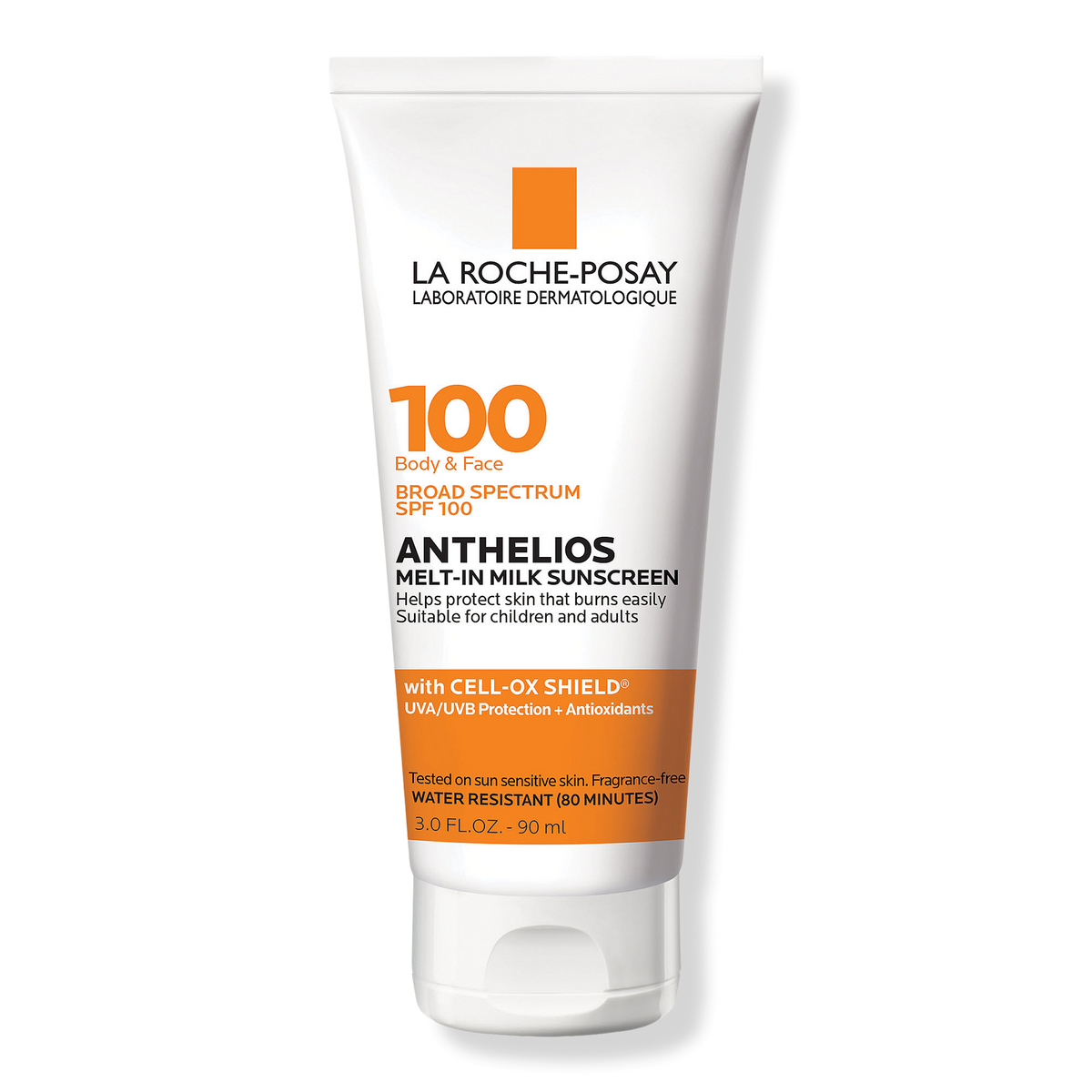La Roche-Posay Anthelios Melt-in Milk Body & Face Sunscreen Lotion, SPF 100, 3 oz