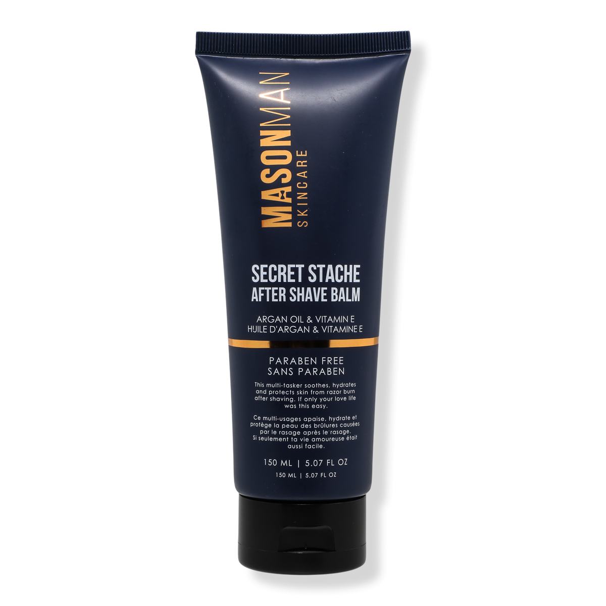 MASON MAN Secret Stache After Shave Balm, 5 oz