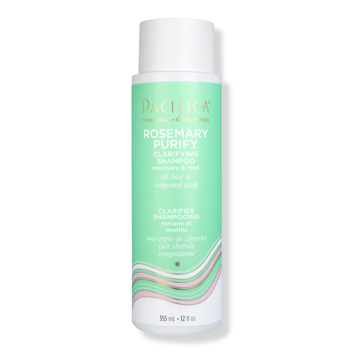 Pacifica Rosemary Purify Invigorating Shampoo, 12 oz