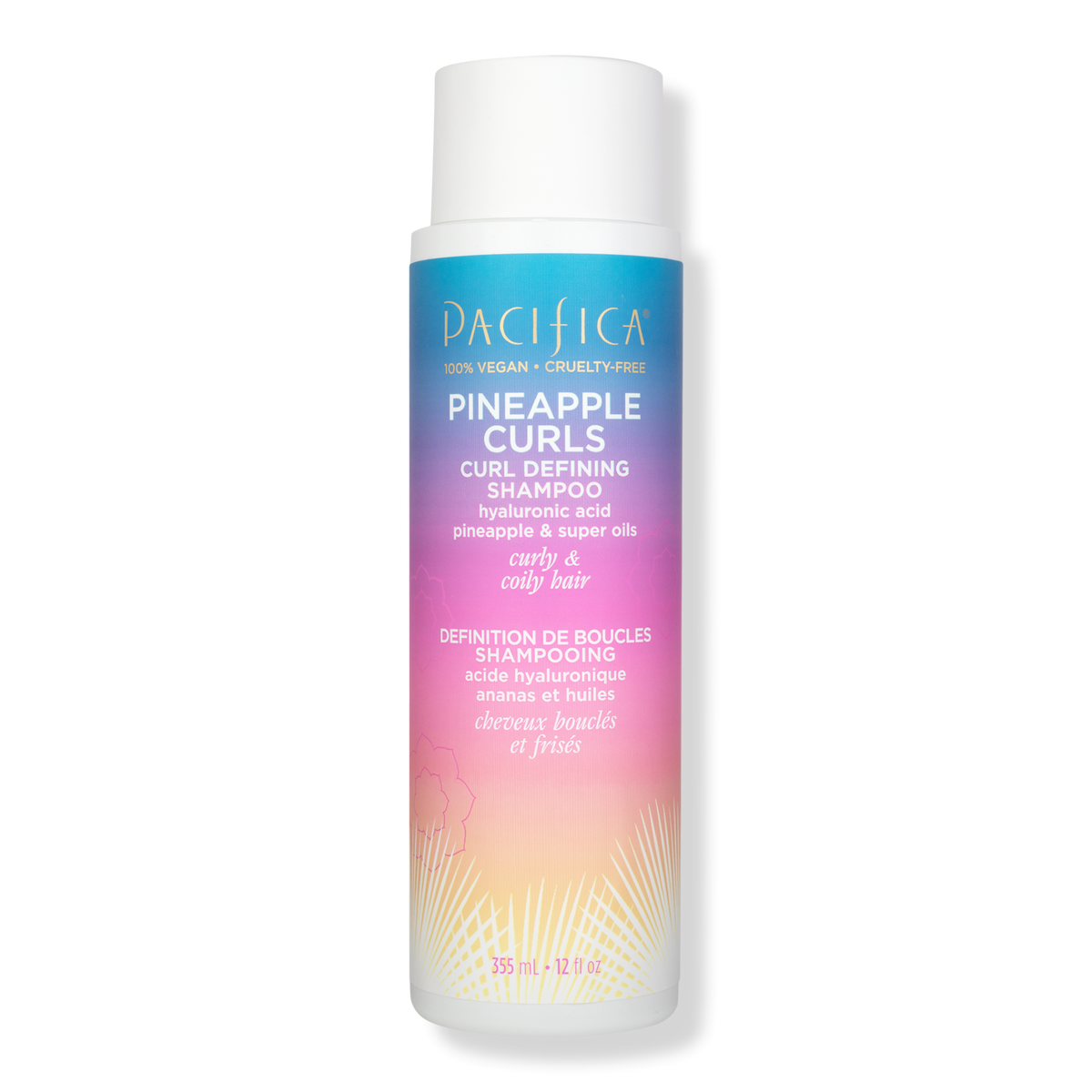 Pacifica Pineapple Curls Curl Defining Shampoo, 12 oz