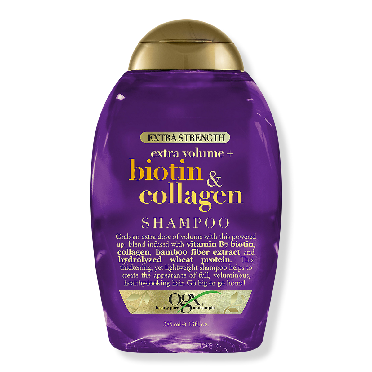 OGX Biotin & Collagen Extra Volume Extra Strength Shampoo, 13 oz