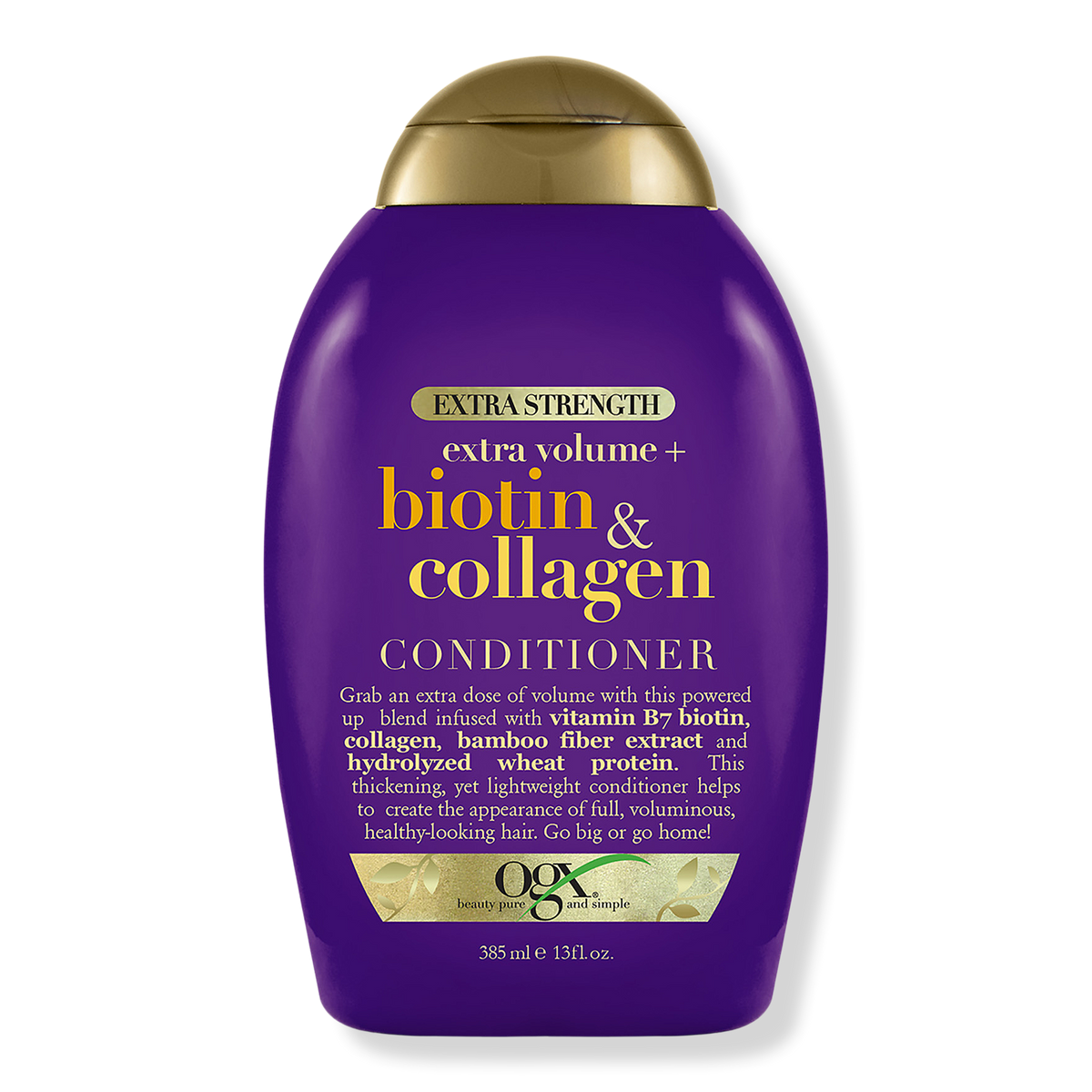 OGX Biotin & Collagen Extra Volume Extra Strength Conditioner, 13 oz